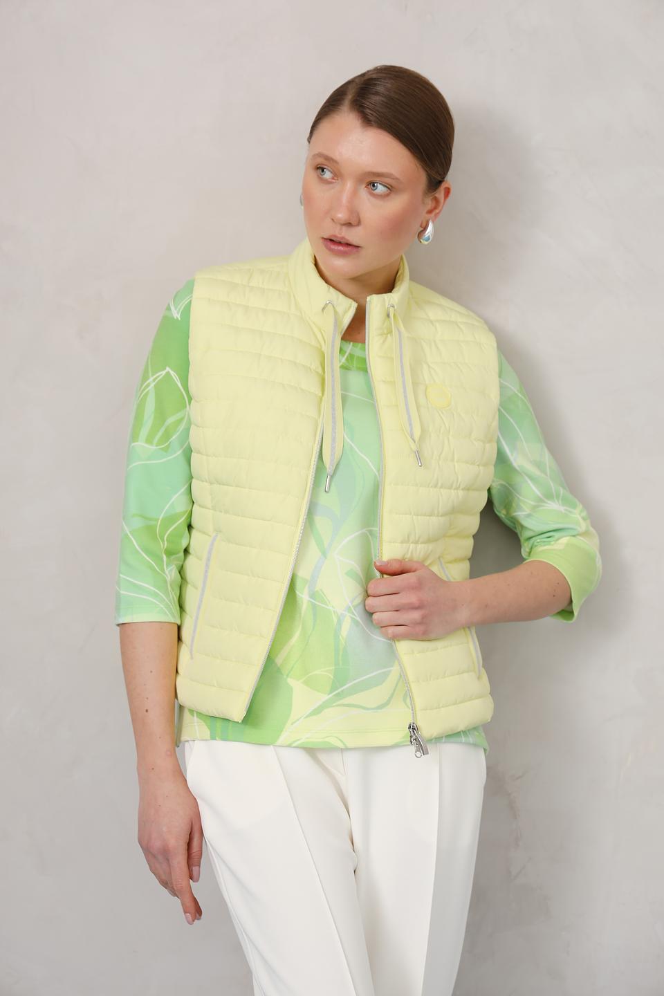 Жилет Olsen стеганый лайм