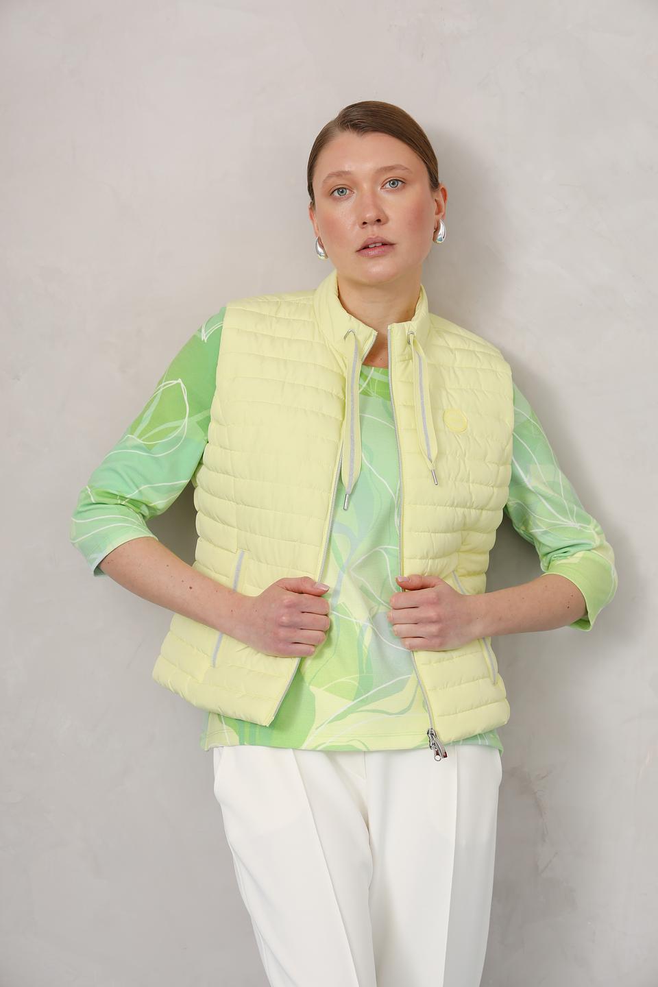 Жилет Olsen стеганый лайм