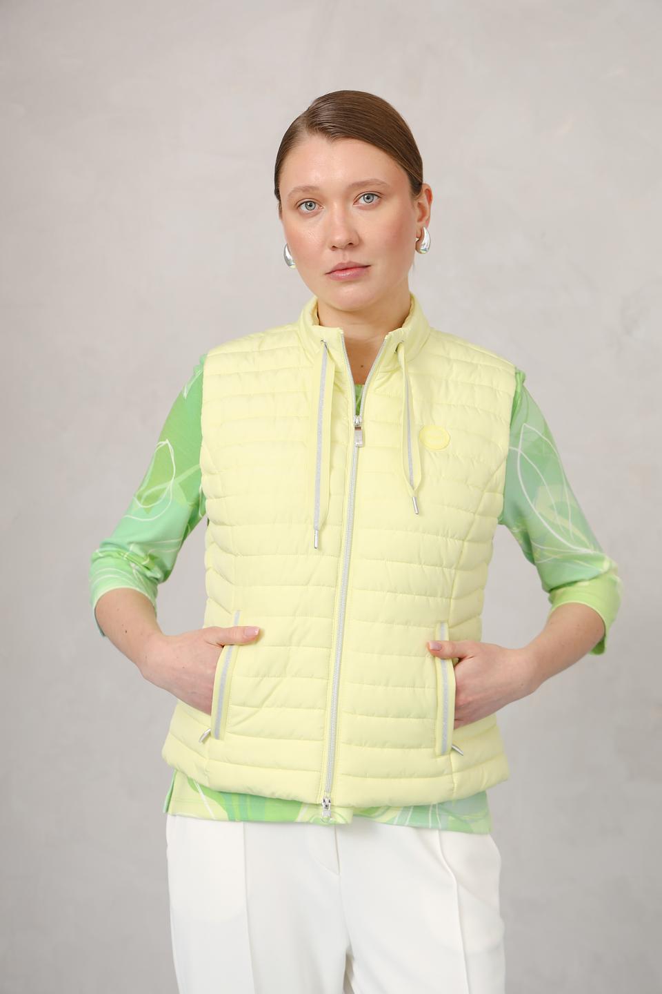 Жилет Olsen стеганый лайм