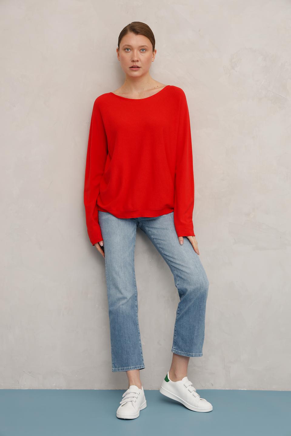 Пуловер Rich and Royal красный