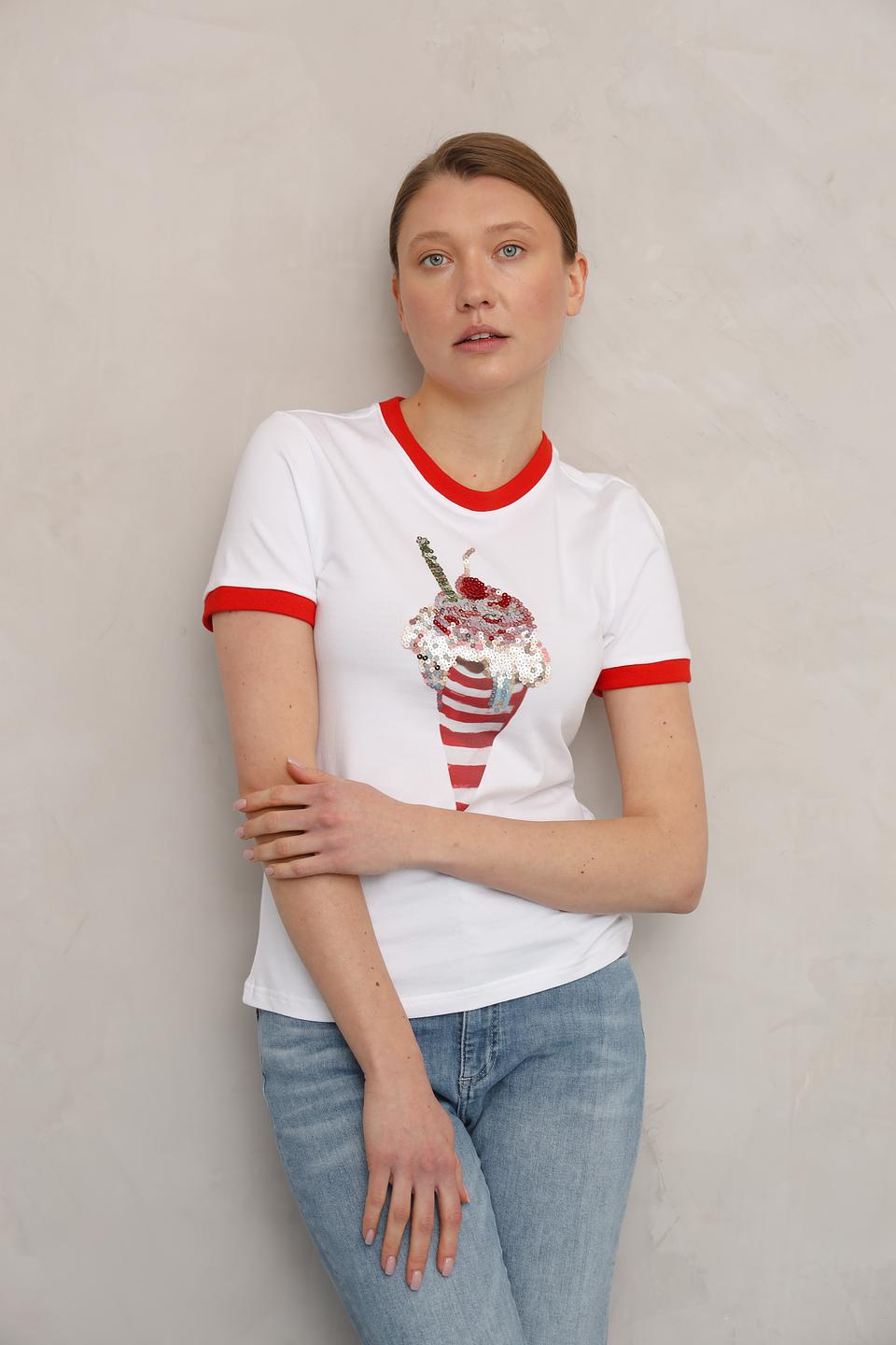 Футболка Rich and Royal с принтом