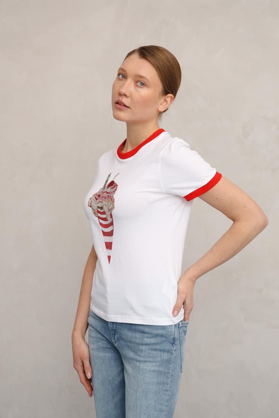 Футболка Rich and Royal с принтом