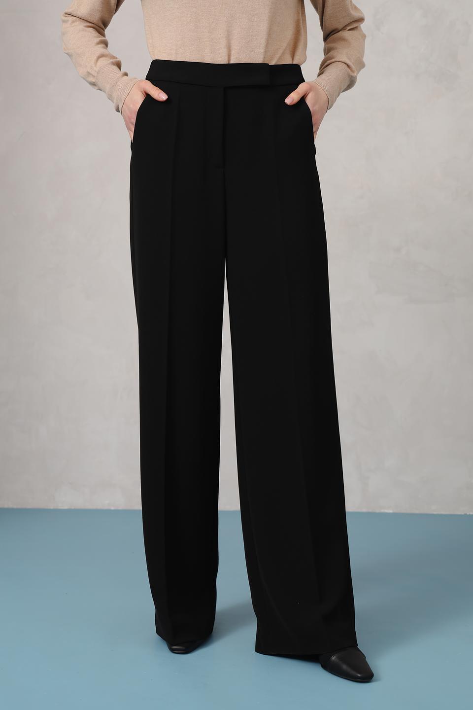 Брюки клёш Luisa Cerano чёрные