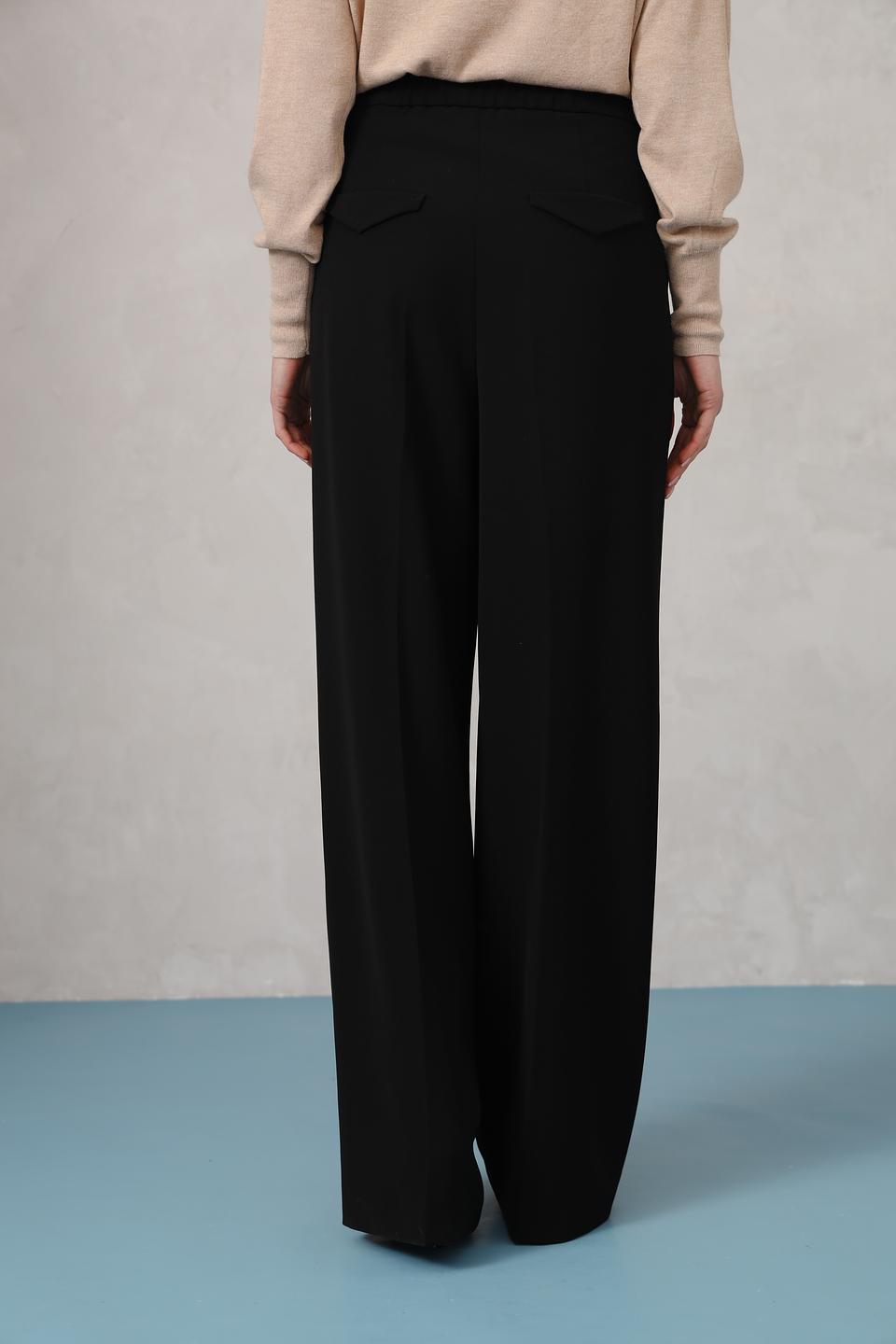 Брюки клёш Luisa Cerano чёрные