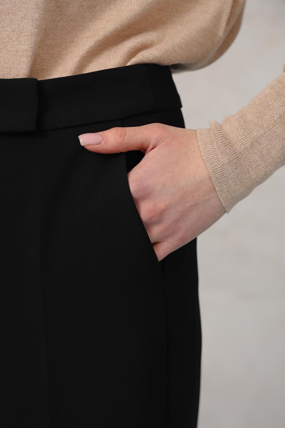 Брюки клёш Luisa Cerano чёрные