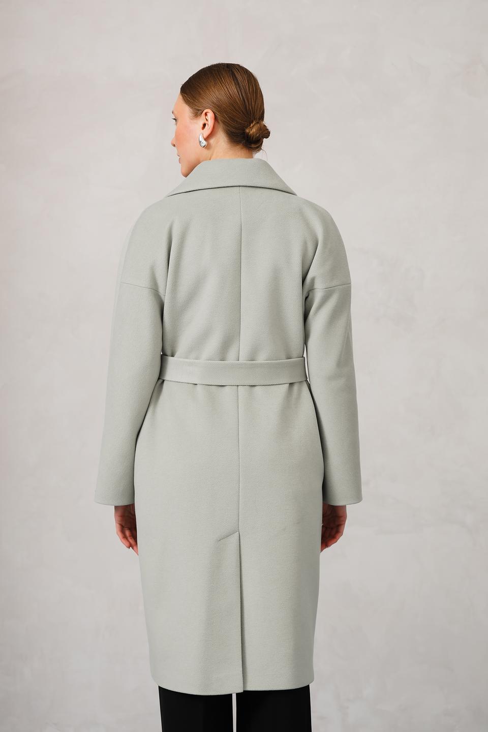 Пальто Electra style светло-серое