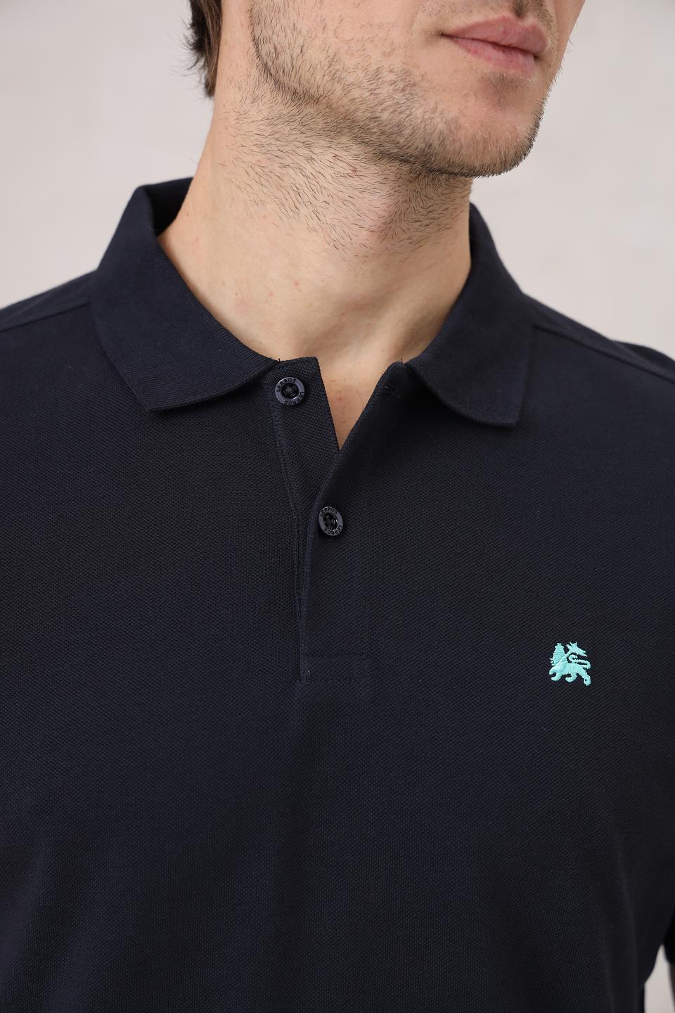 Поло Lerros men тёмно-синее
