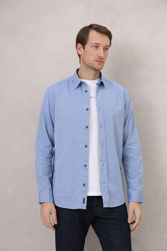 Рубашка дл Tom Tailor голубая