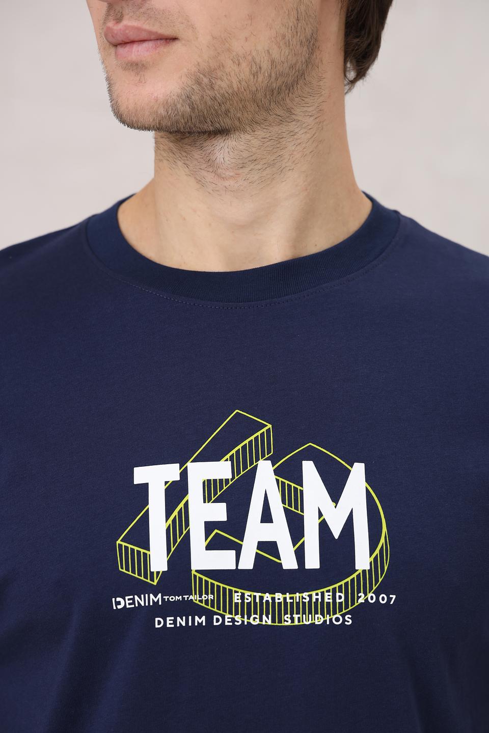 Футболка Tom Tailor denim синяя