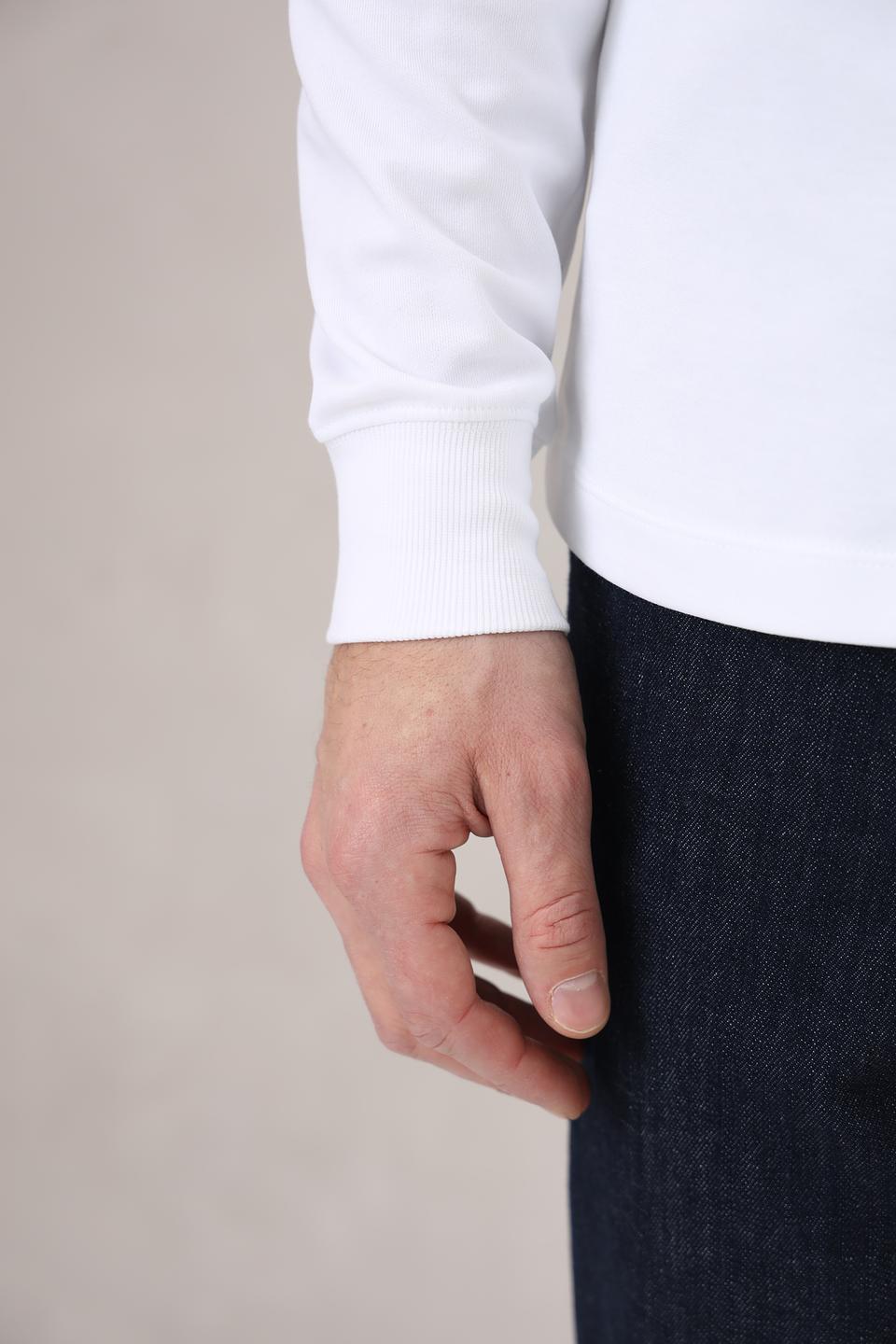 Лонгслив Tom Tailor denim белый