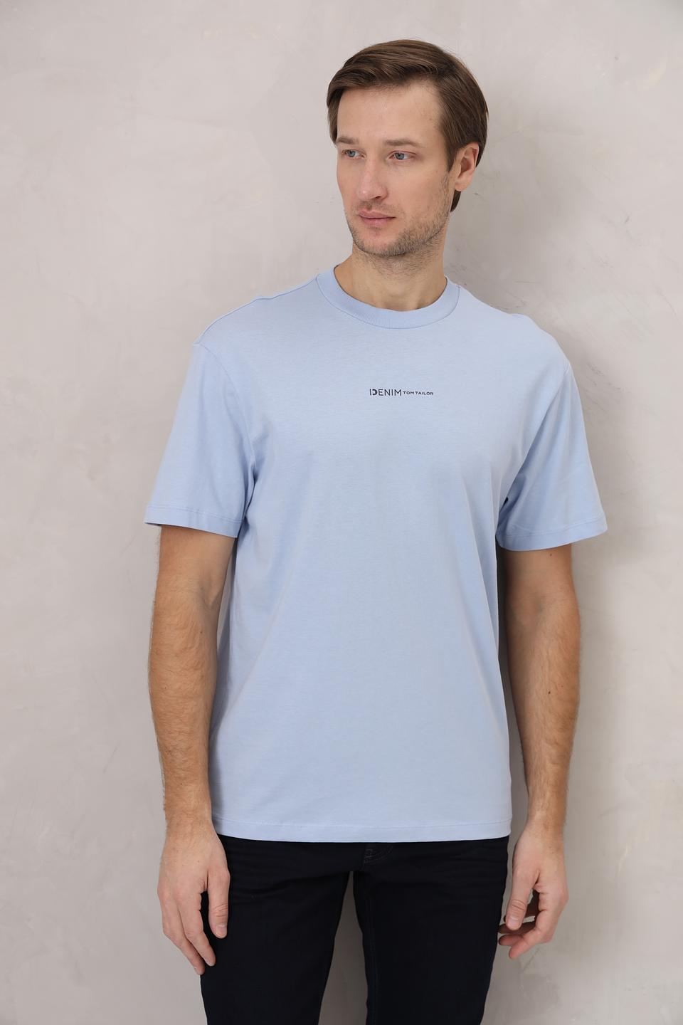 Футболка Tom Tailor denim голубая