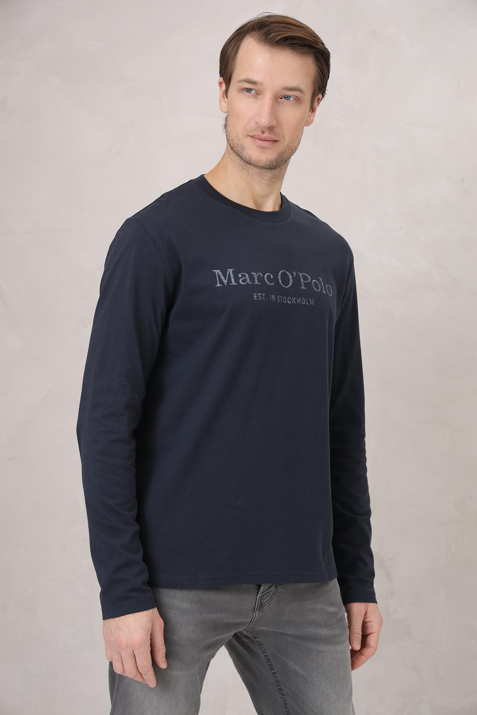 Лонгслив Marc O Polo men темно-синий