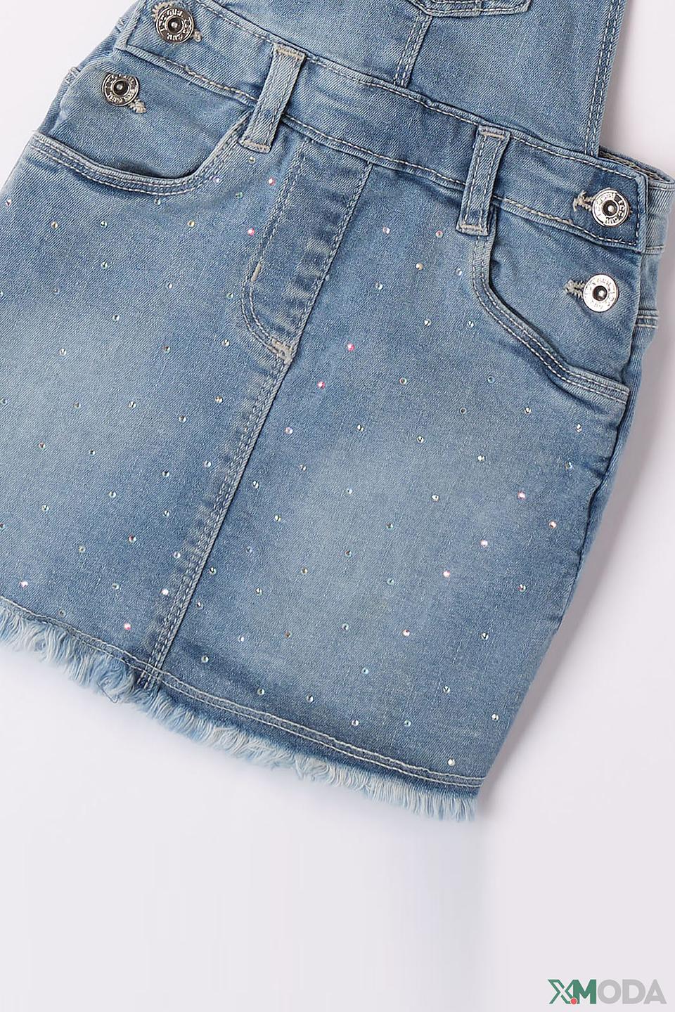 Юбка-сарафан Ido дев. голубой