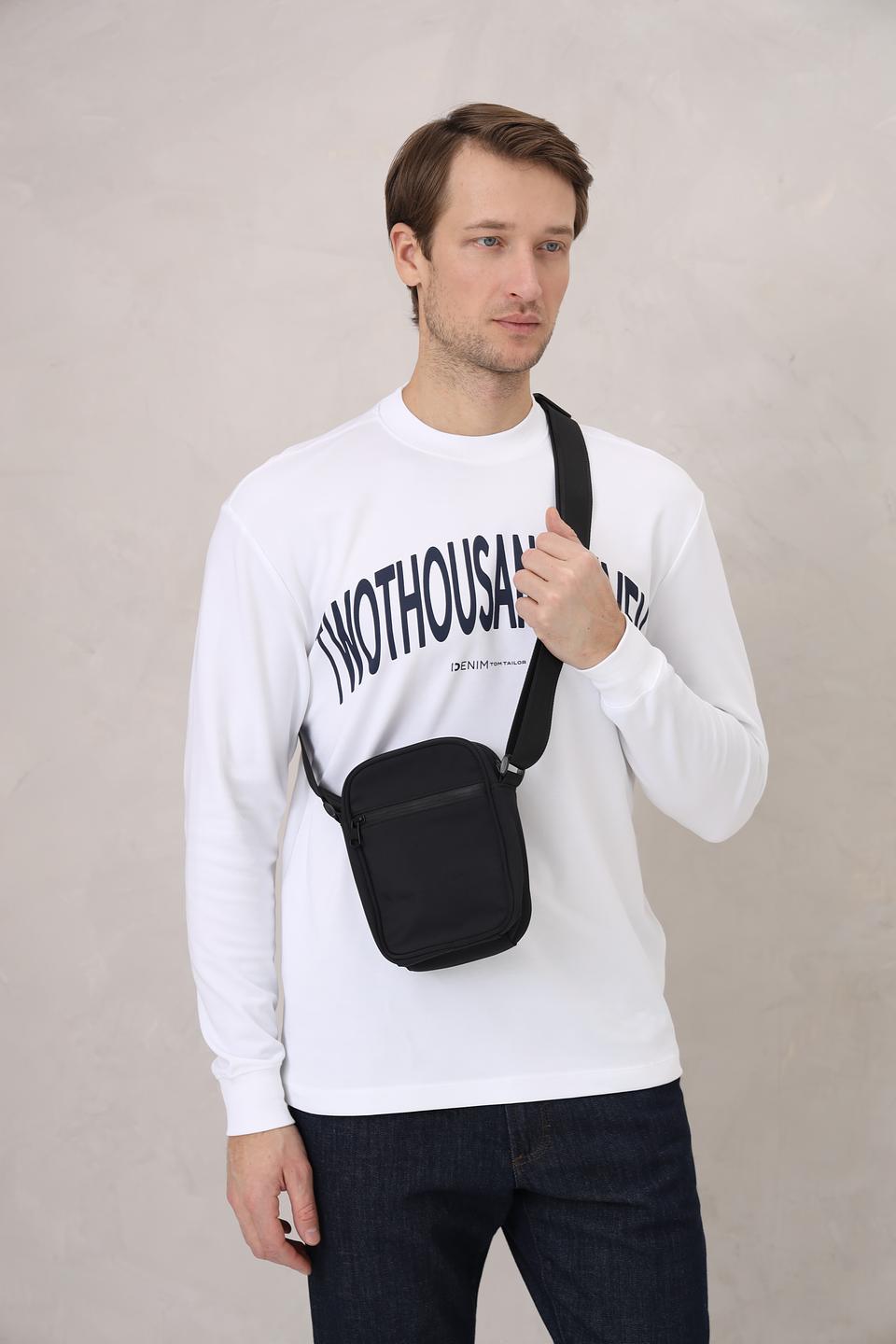 Сумка Lerros чёрная через плечо