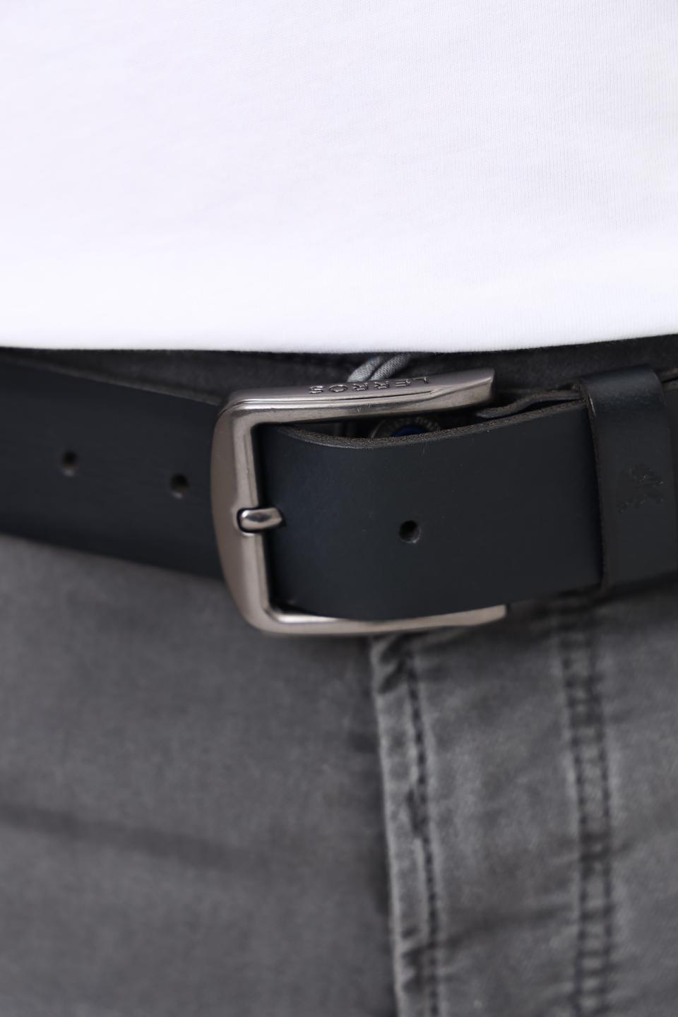 Ремень Lerros кожаный чёрный