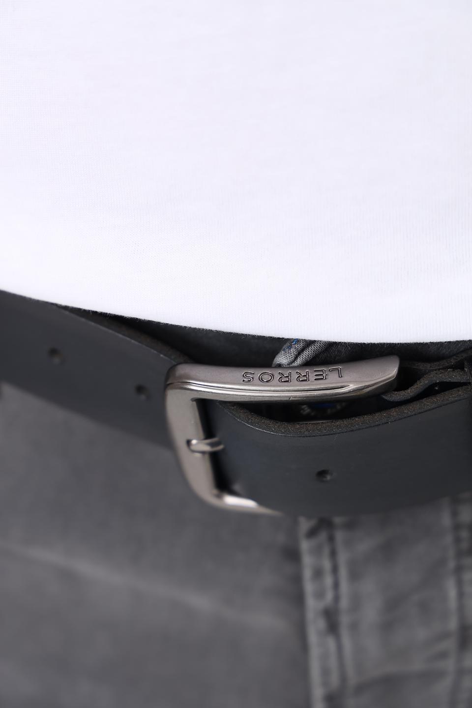 Ремень Lerros кожаный чёрный