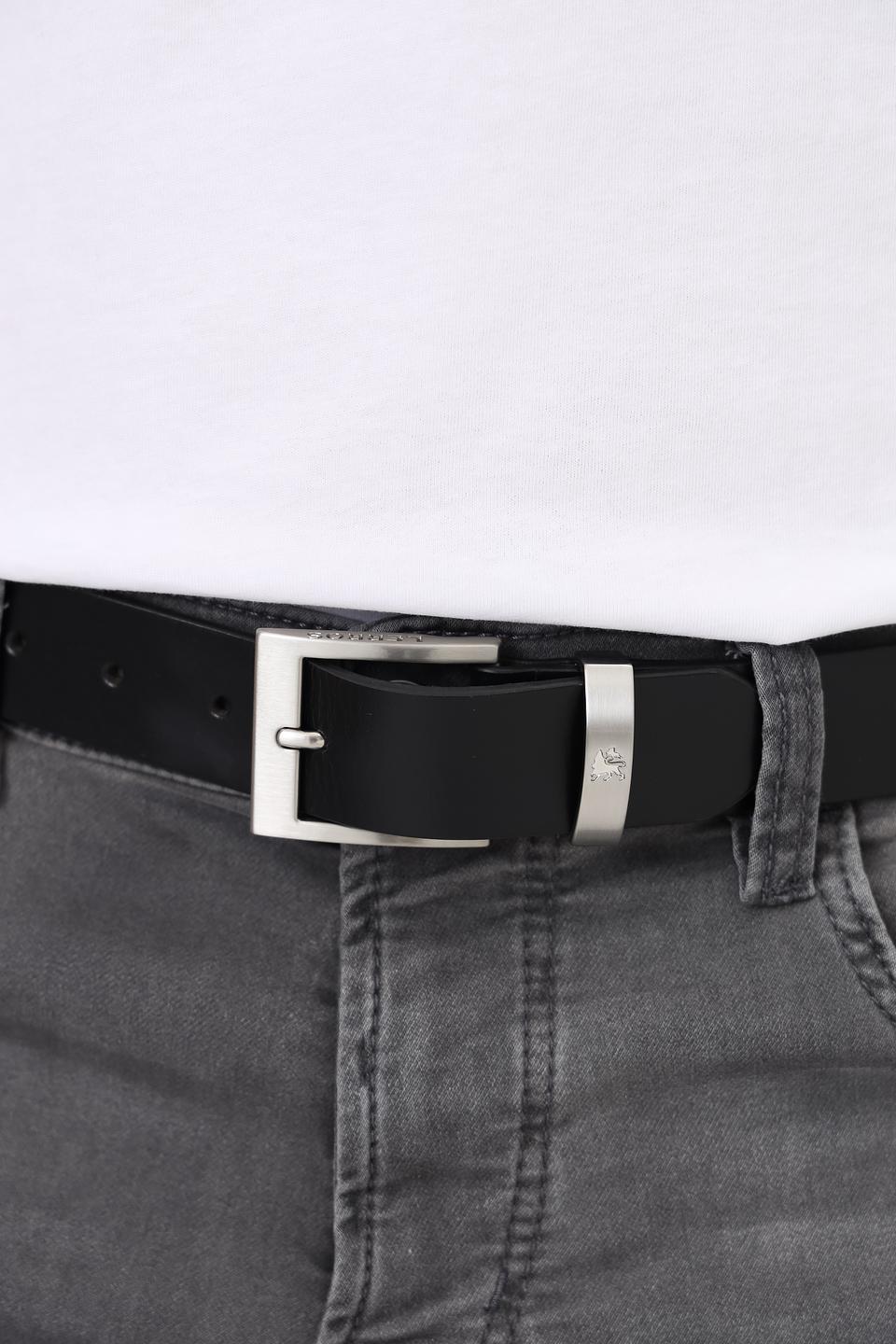 Ремень Lerros кожаный чёрный