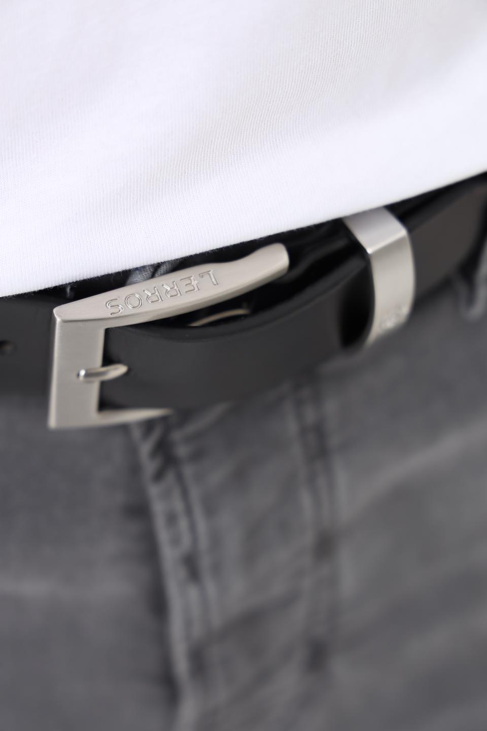 Ремень Lerros кожаный чёрный