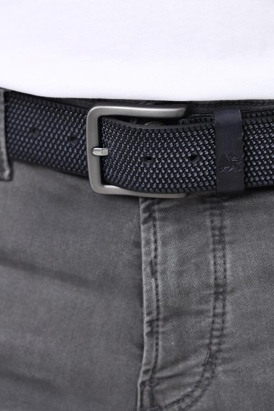 Ремень Lerros чёрный плетёный