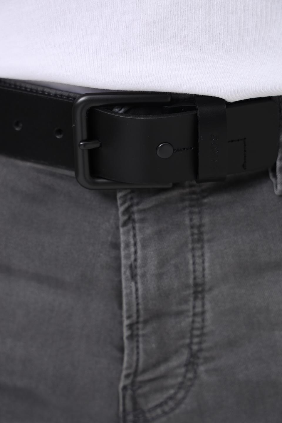 Ремень Lerros кожаный чёрный