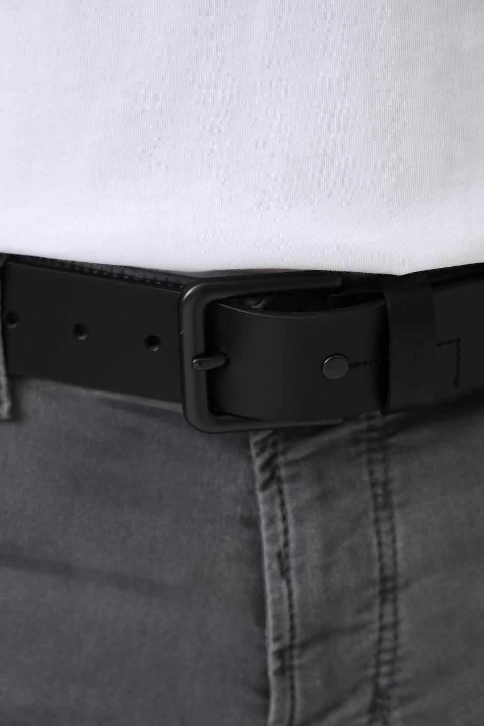 Ремень Lerros кожаный чёрный