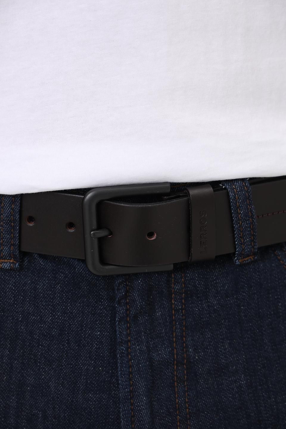 Ремень Lerros кожаный чёрный