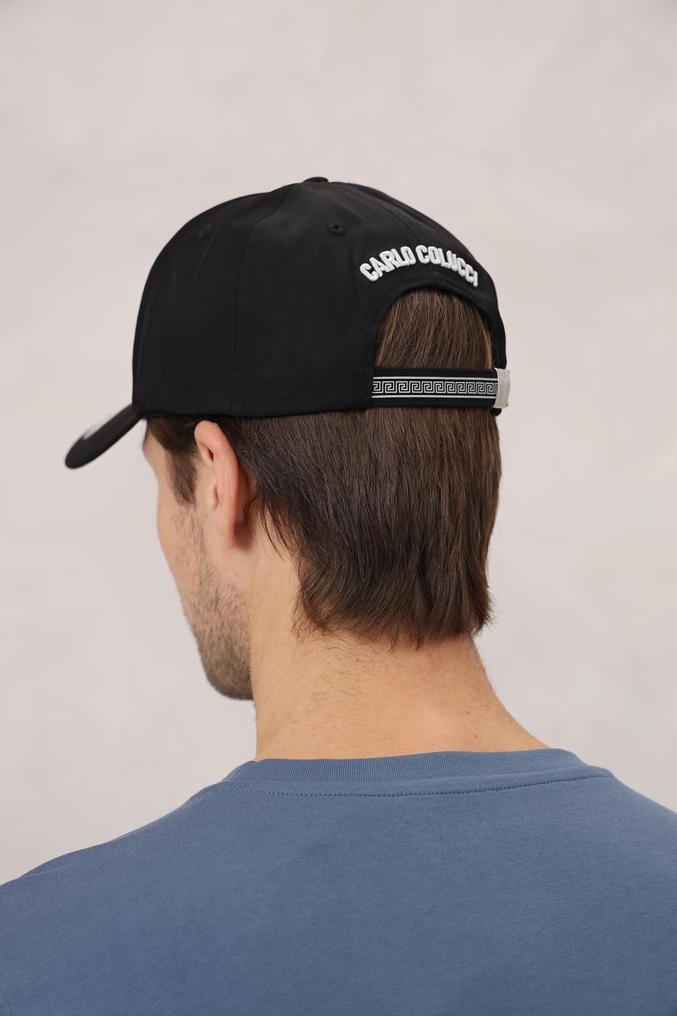 Бейсболка Carlo Colucci чёрная