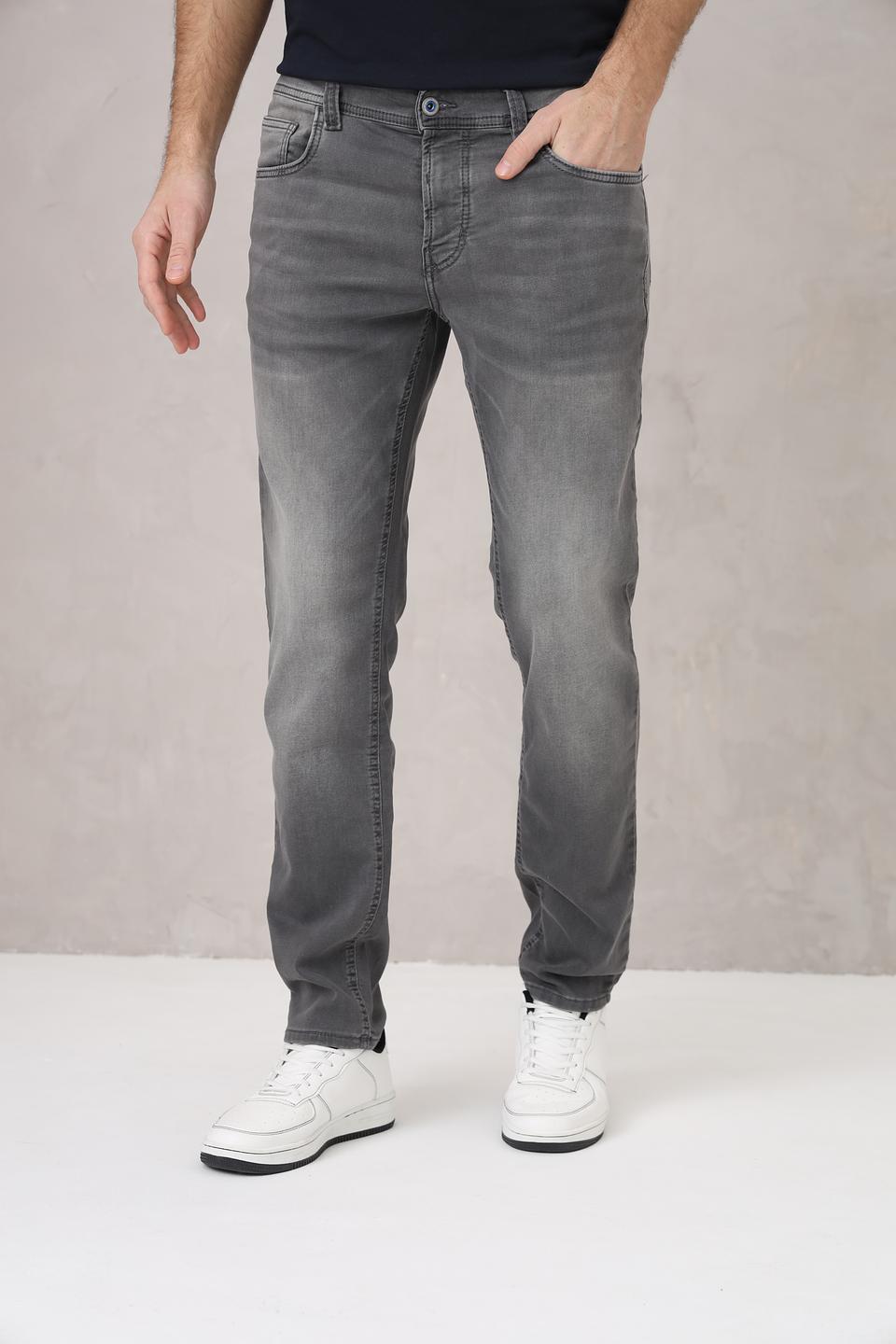 Джинсы Hattric серые slim fit