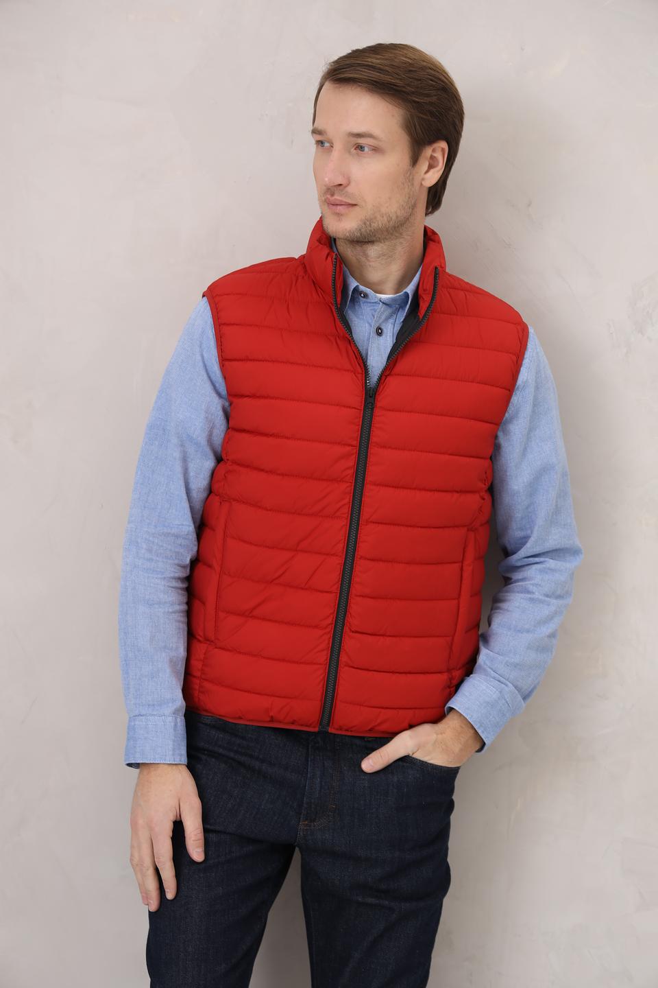 Жилет Calamar стеганый красный