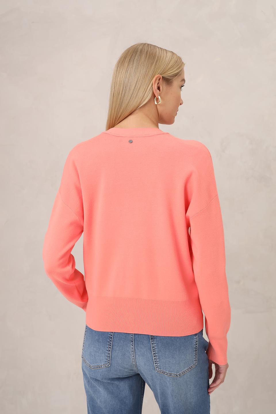 Кардиган Gerry Weber оранжевый с золотистыми пуговицами