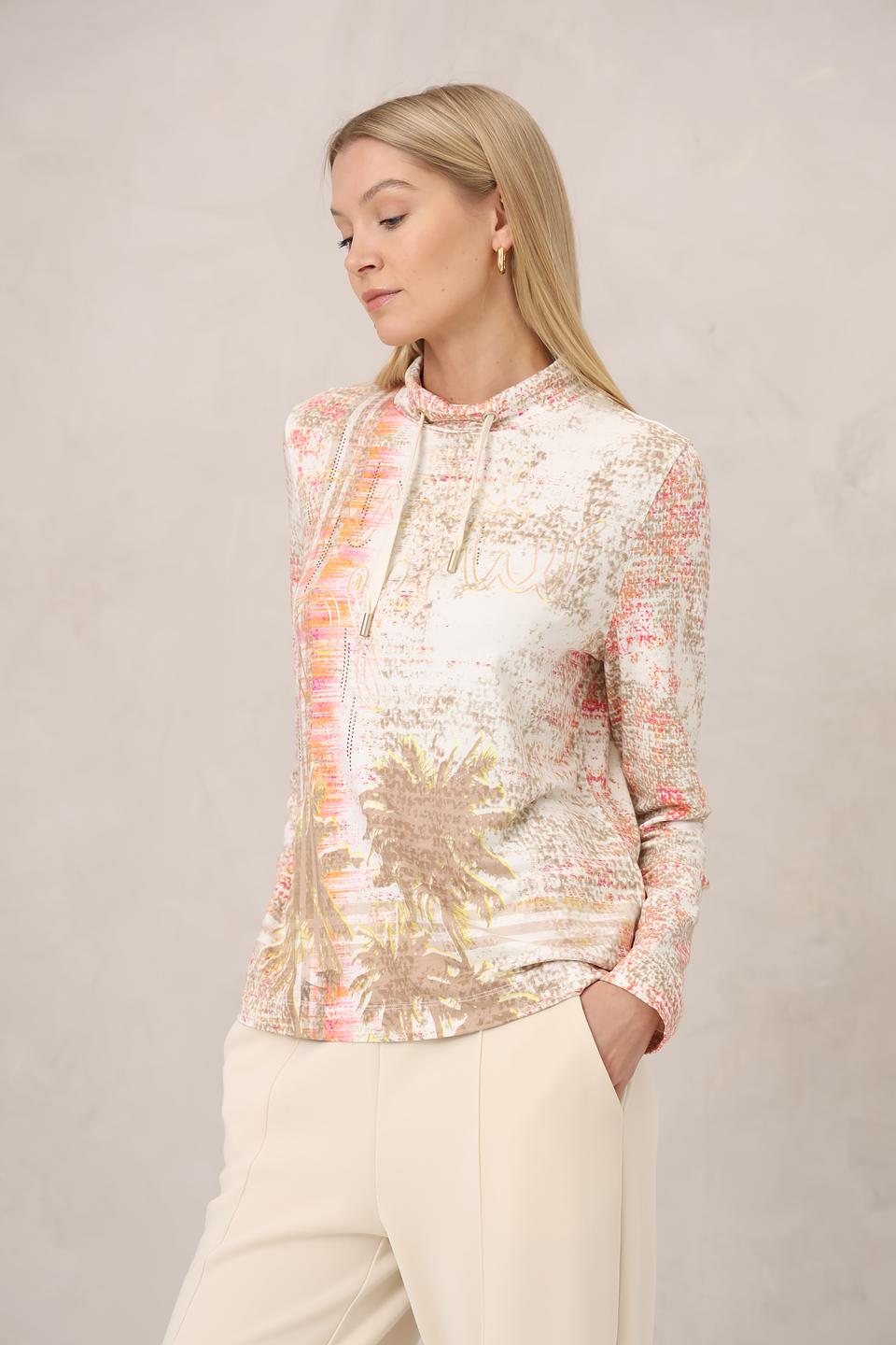 Блуза Gerry Weber с принтом пальм