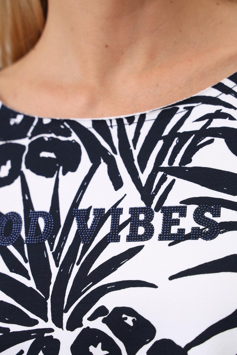 Блуза Margittes с тропическим принтом