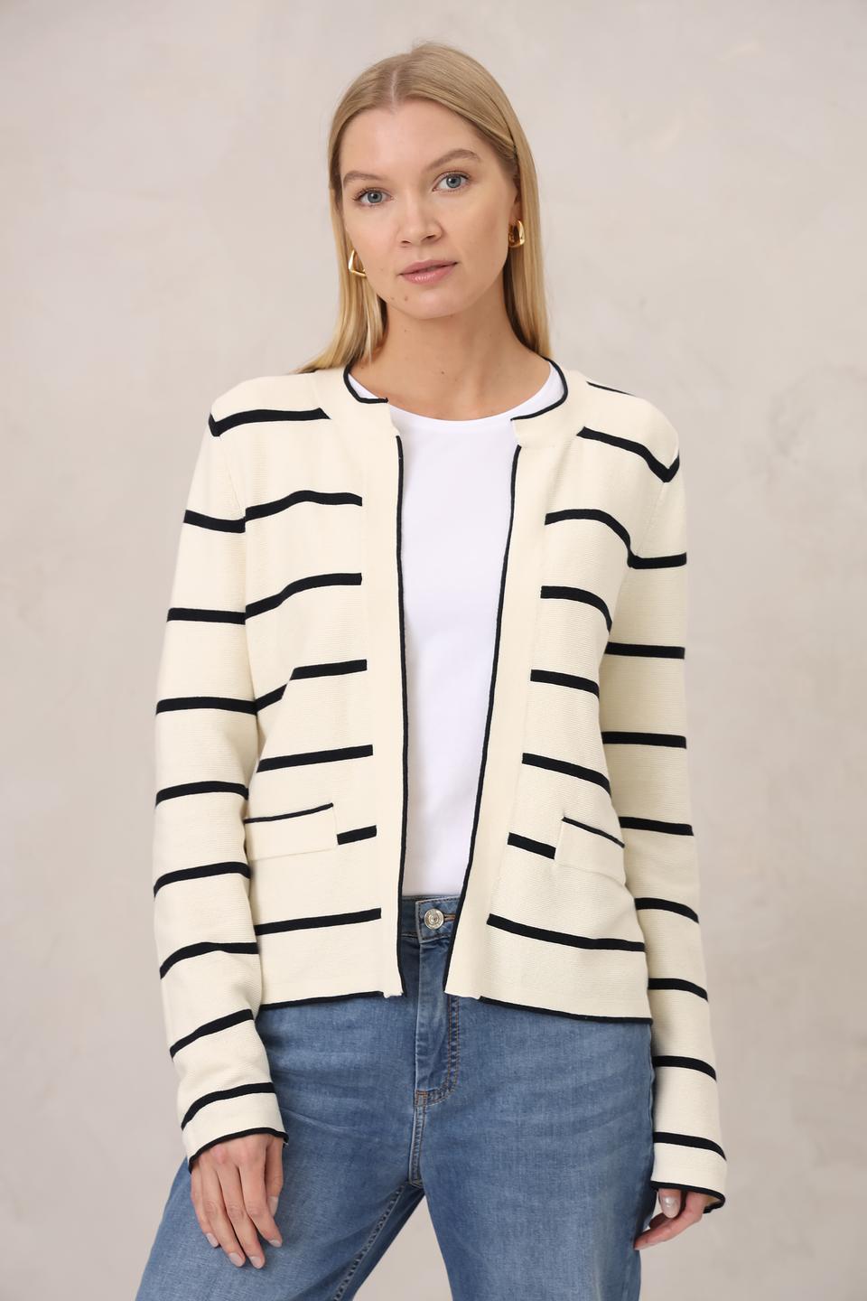 Жакет Gerry Weber в полоску бежевый