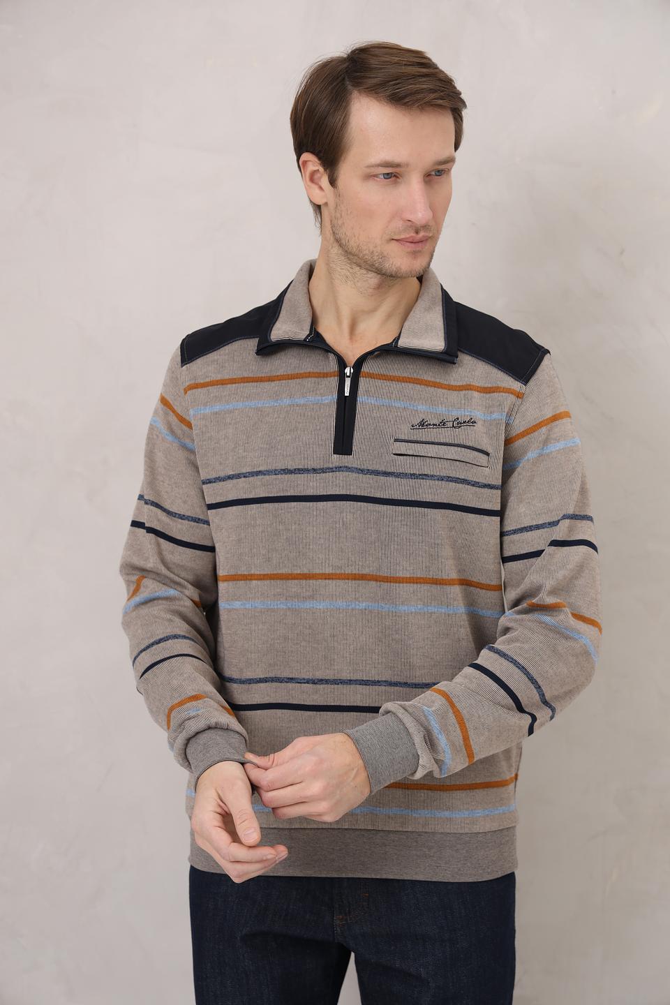 Джемпер Monte Carlo в полоску