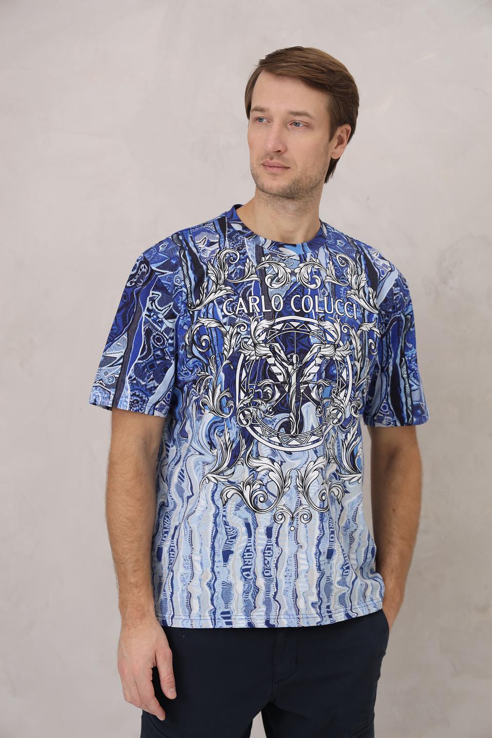 Футболка Carlo Colucci с принтом