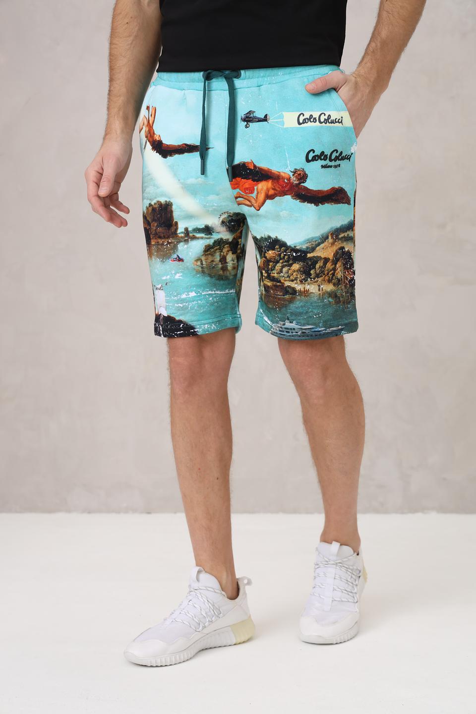 Шорты Carlo Colucci с принтом