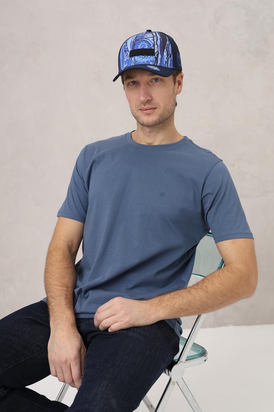 Бейсболка Carlo Colucci с принтом