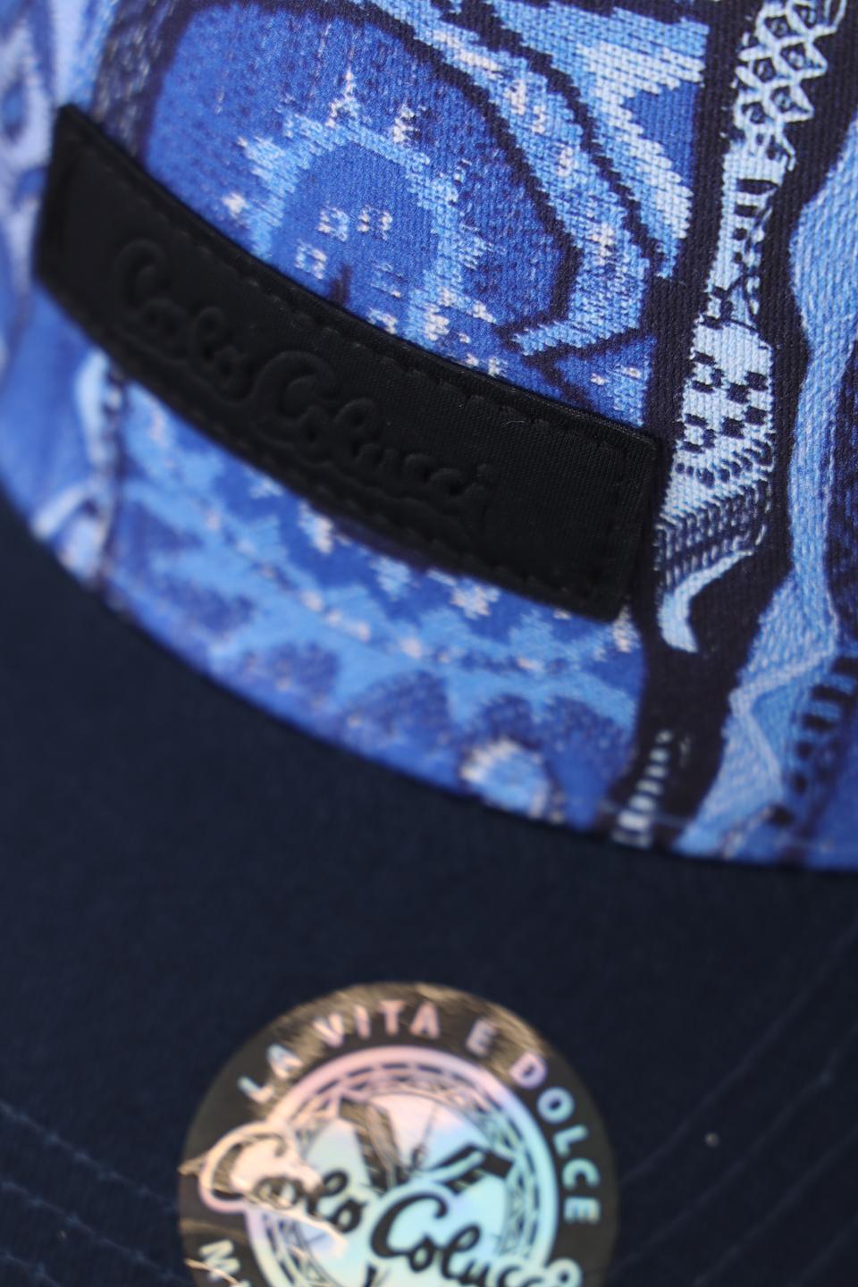 Бейсболка Carlo Colucci с принтом