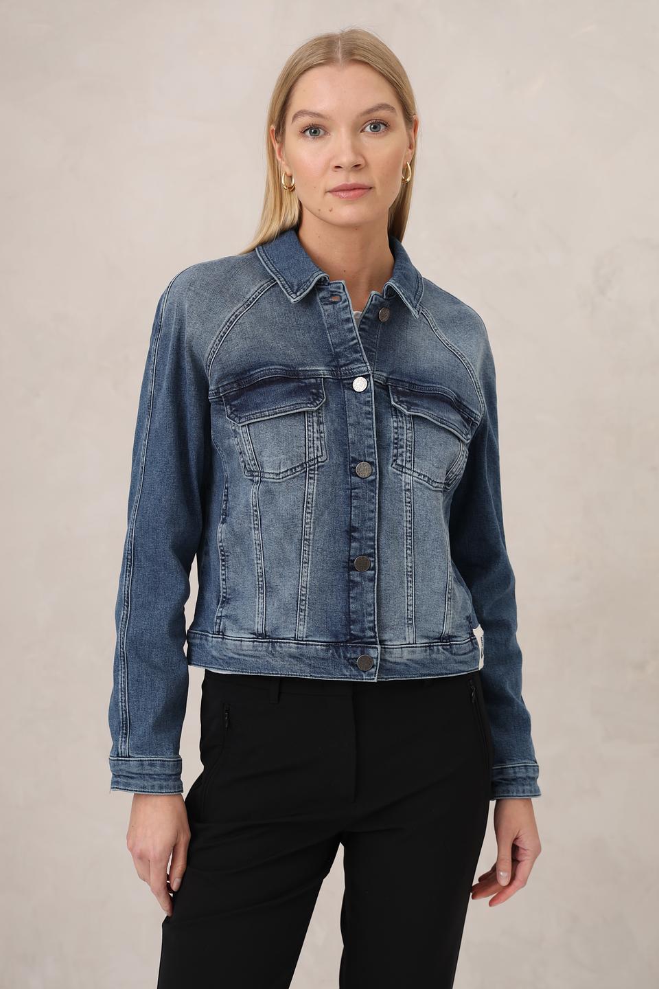 Жакет Lecomte джинсовый синий