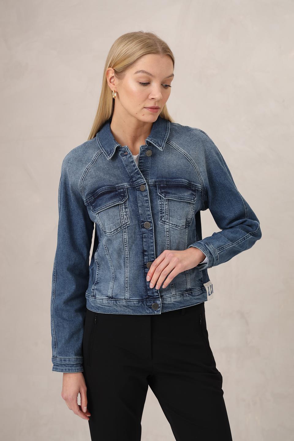 Жакет Lecomte джинсовый синий