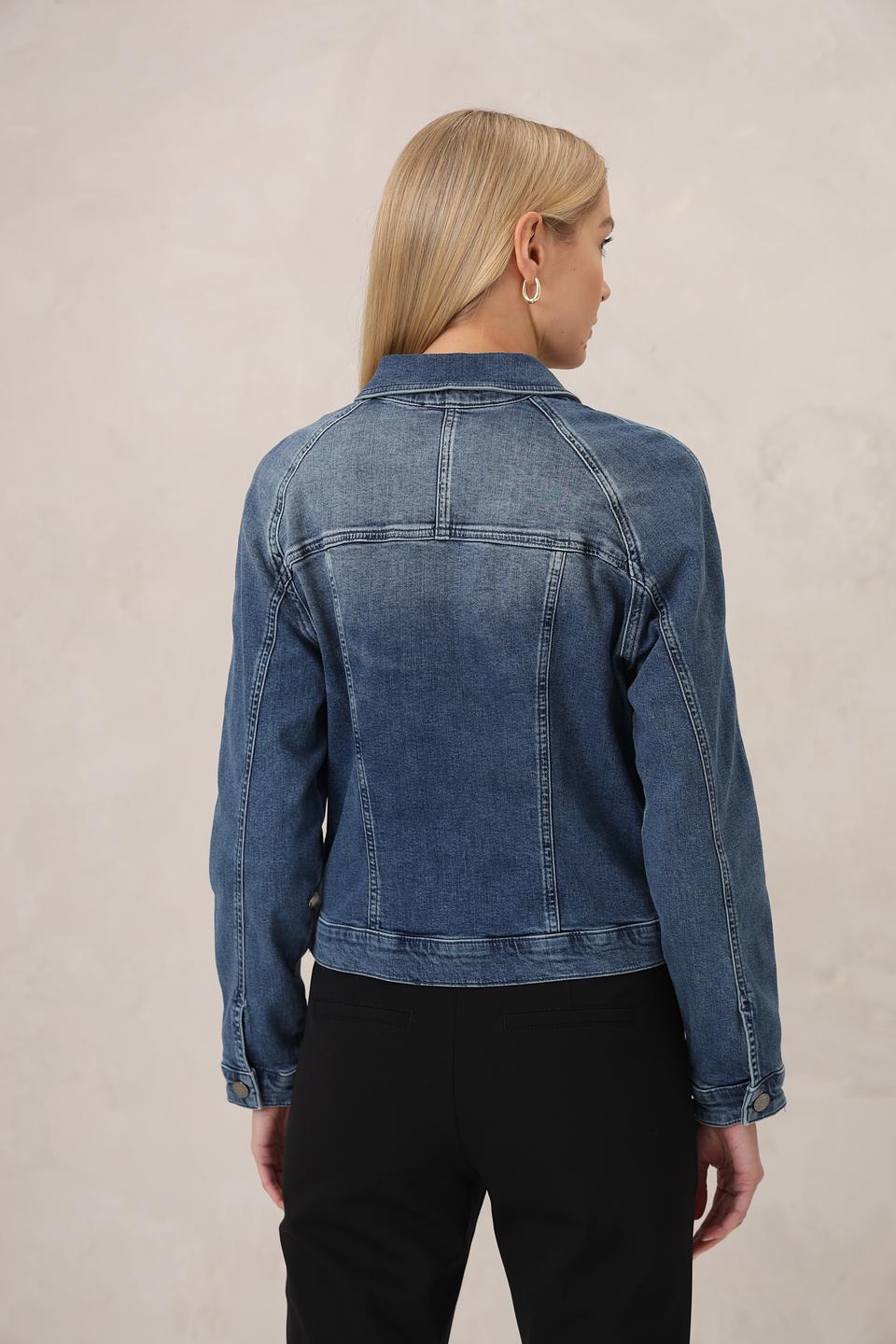 Жакет Lecomte джинсовый синий