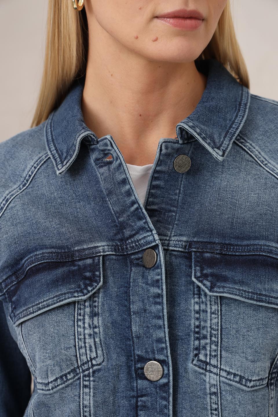 Жакет Lecomte джинсовый синий