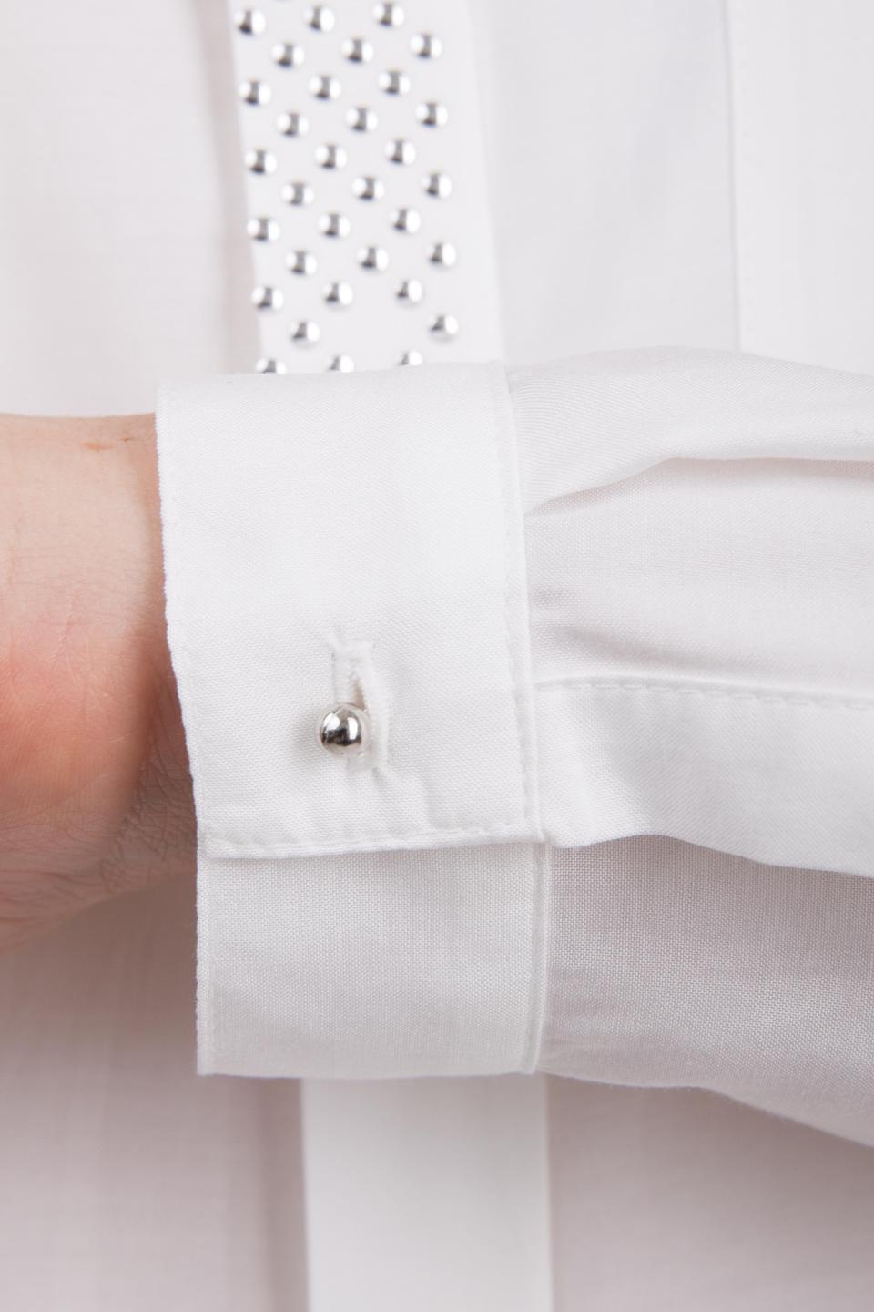 Блуза Taifun белая со стразами