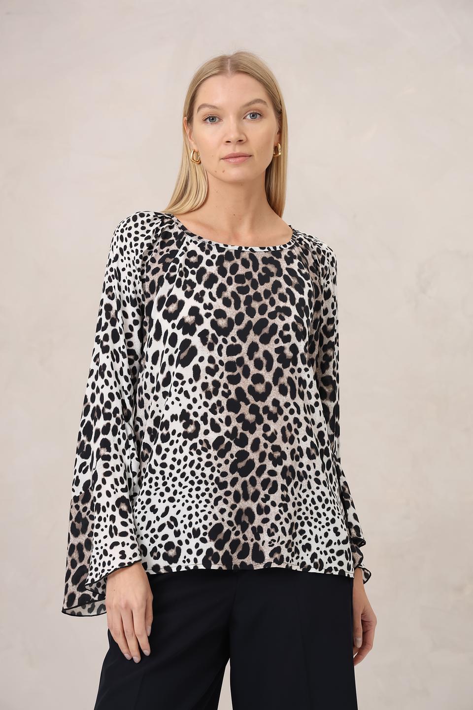 Блуза Monari с леопардовым принтом