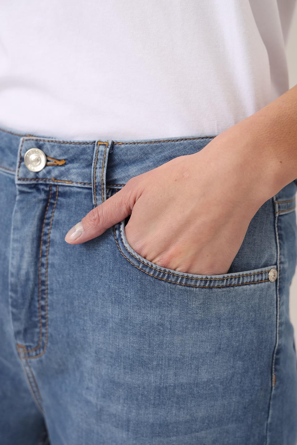 Джинсы клеш Monari голубые