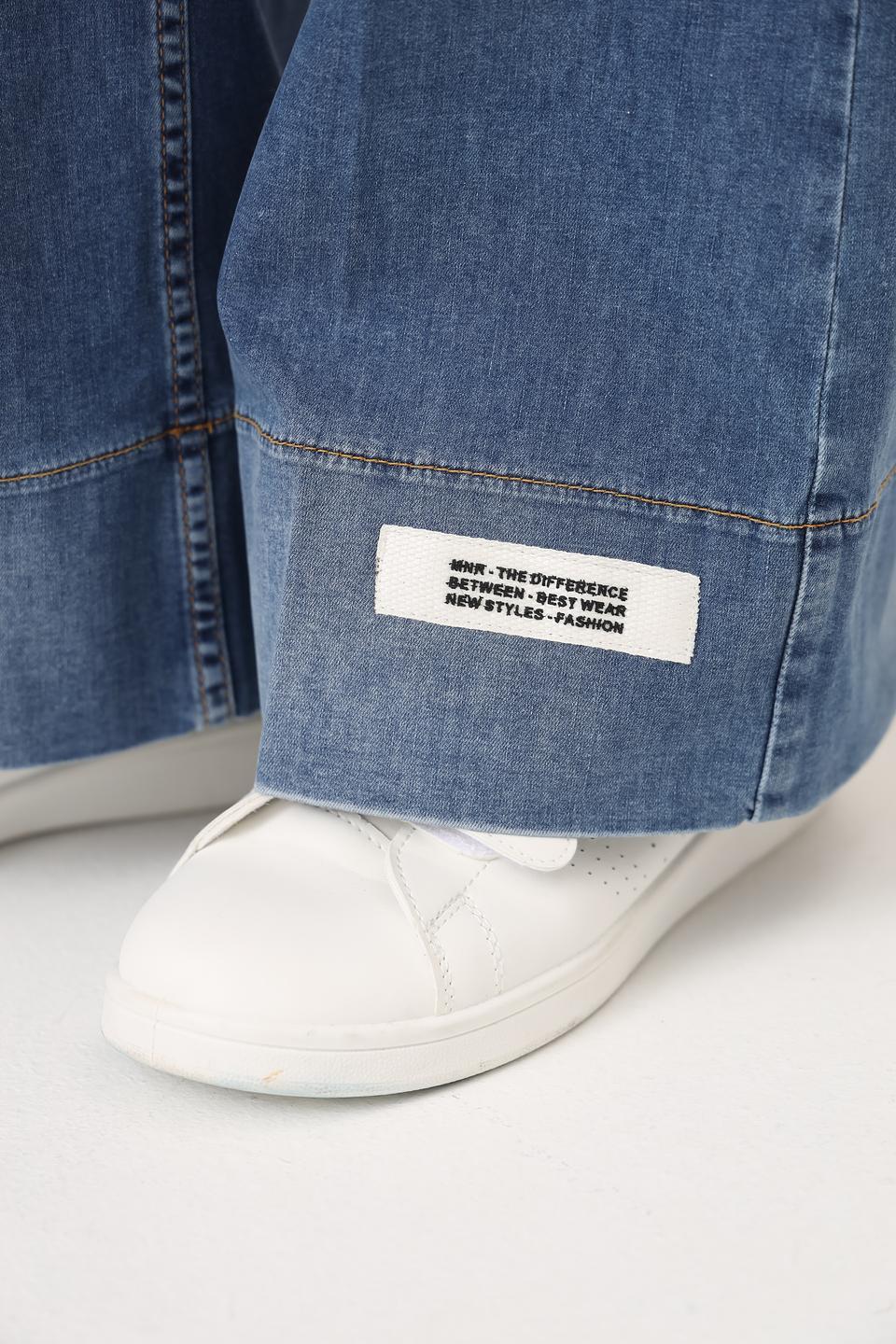 Джинсы клеш Monari голубые