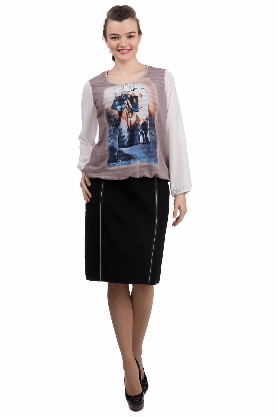 Блуза Frank Walder с принтом