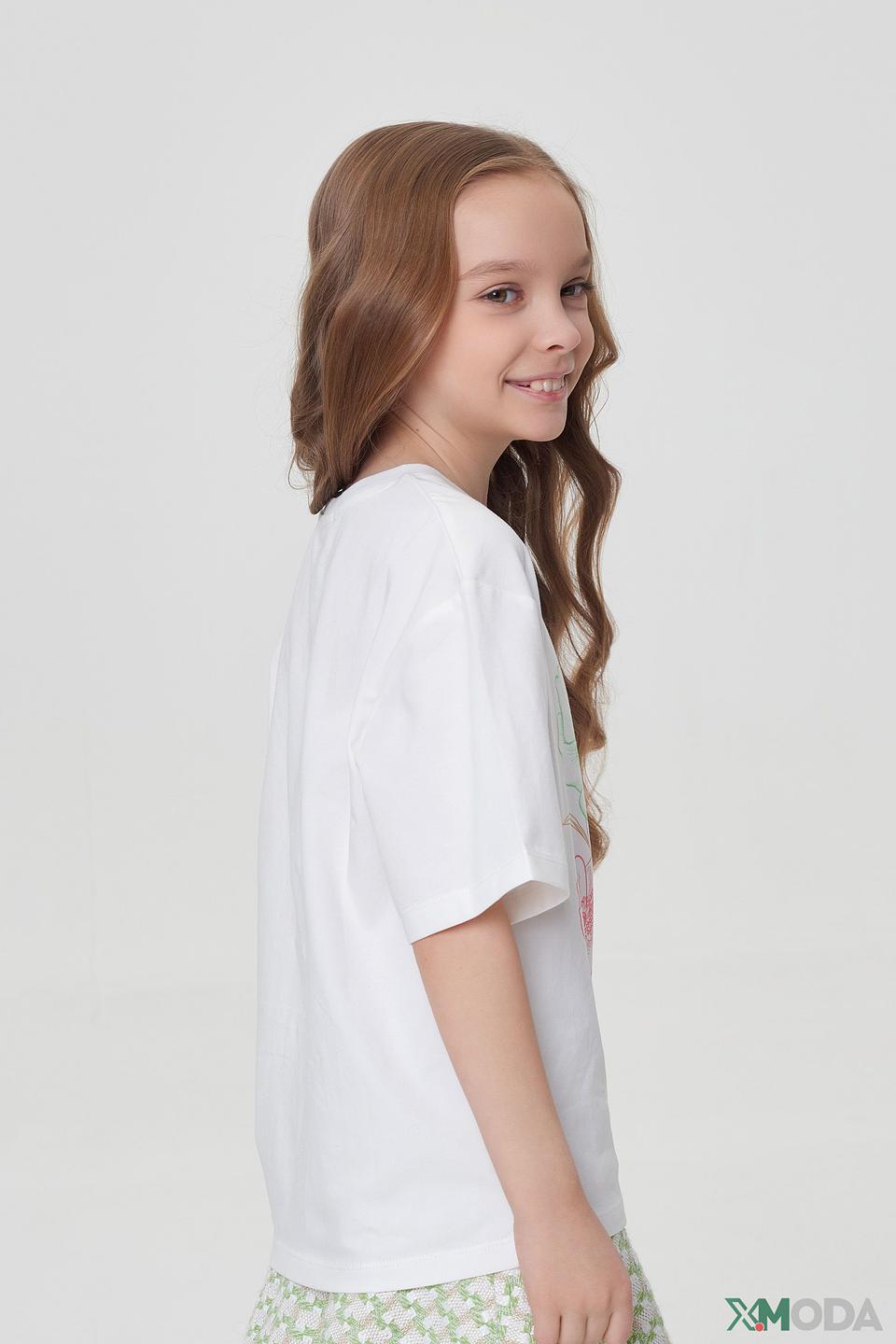 Футболка Choupette дев. с цветами