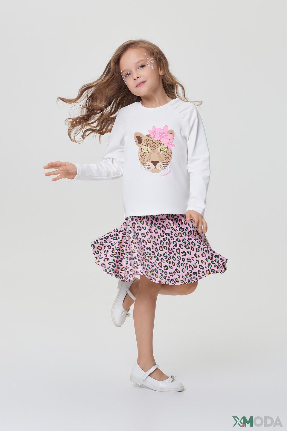 Лонгслив Choupette дев. с леопардом