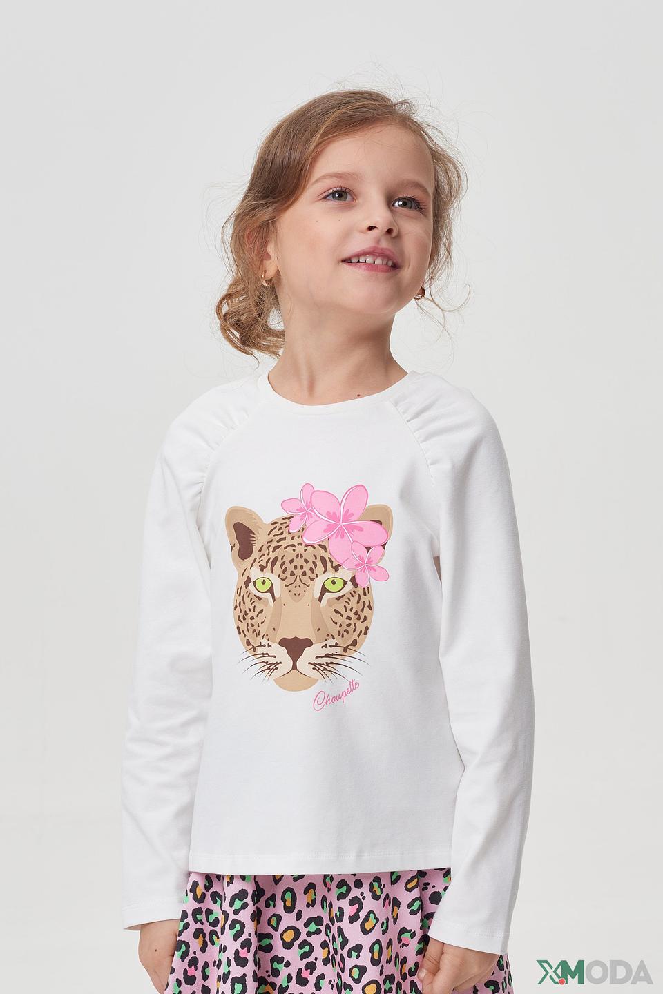 Лонгслив Choupette дев. с леопардом